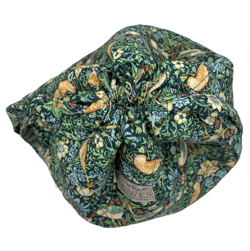 Projekttaske William Morris Strawberry Thief/Chocolate