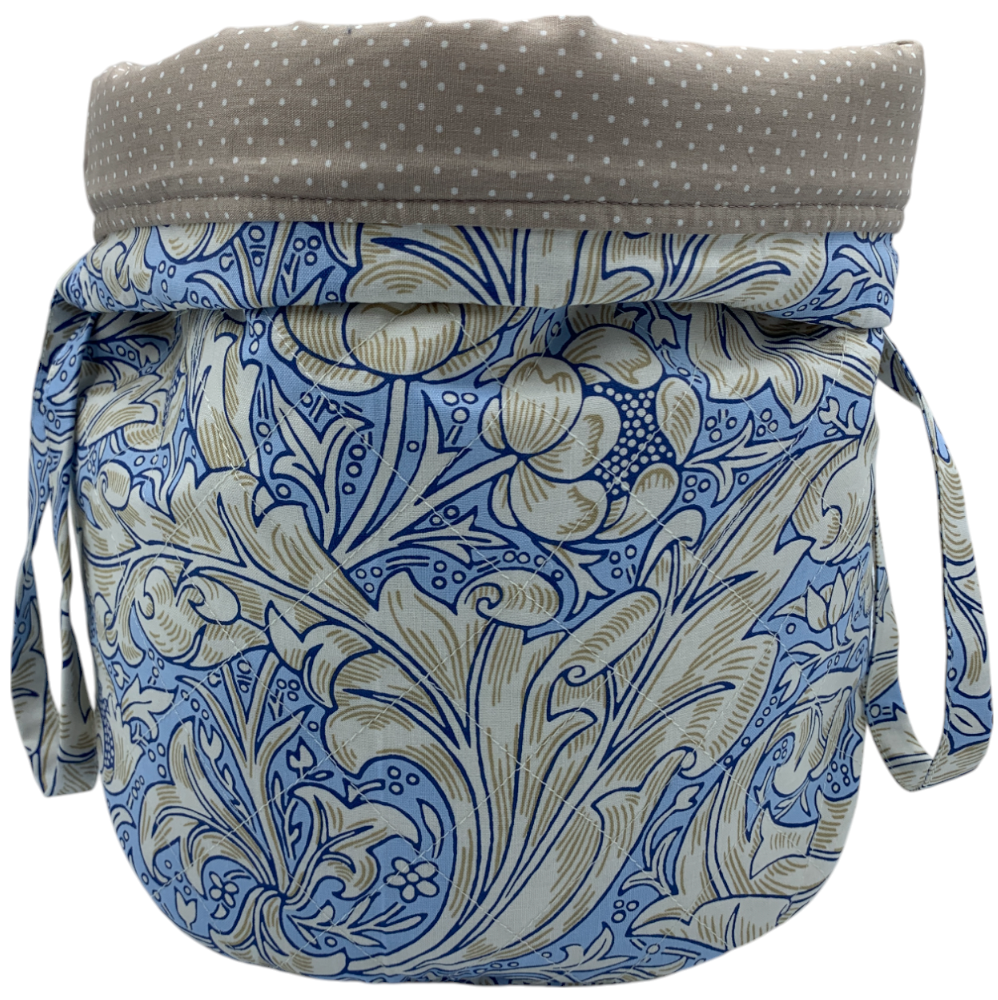 Lavendel Projekttaske - William Morris Bacherlors Button/ Blue