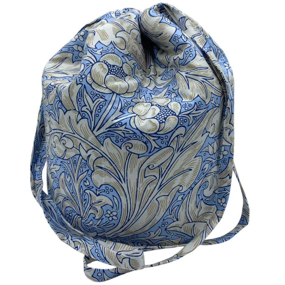 Lavendel Projekttaske - William Morris Bacherlors Button/ Blue