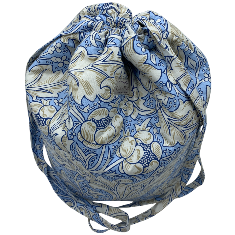 Lavendel Projekttaske - William Morris Bacherlors Button/ Blue