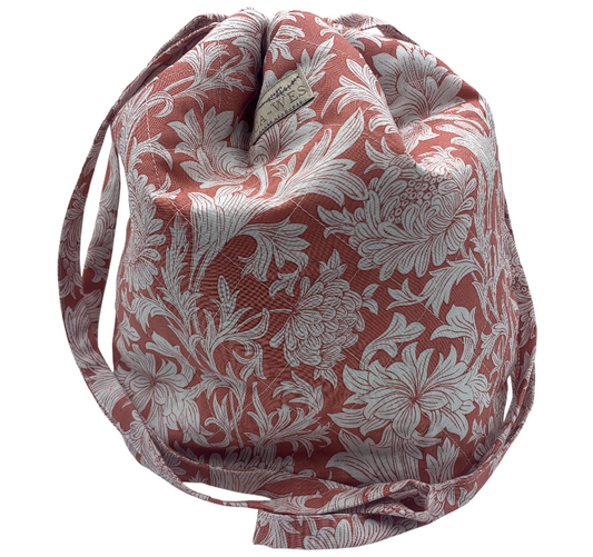 Lavendel Projekttaske - William Morris Chrysanthemum/ Terracotta