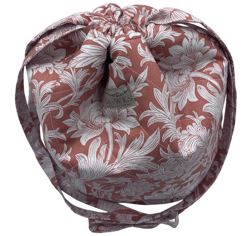 Lavendel Projekttaske - William Morris Chrysanthemum/ Terracotta