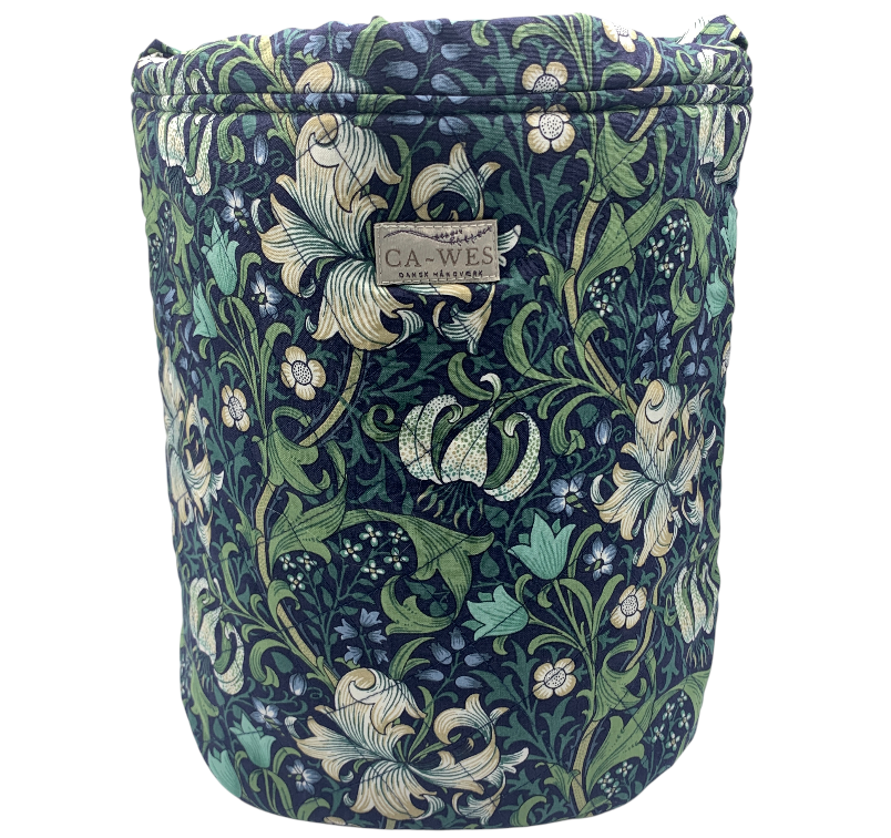 Lavendel Projekttaske - William Morris Golden Lily/ Navy