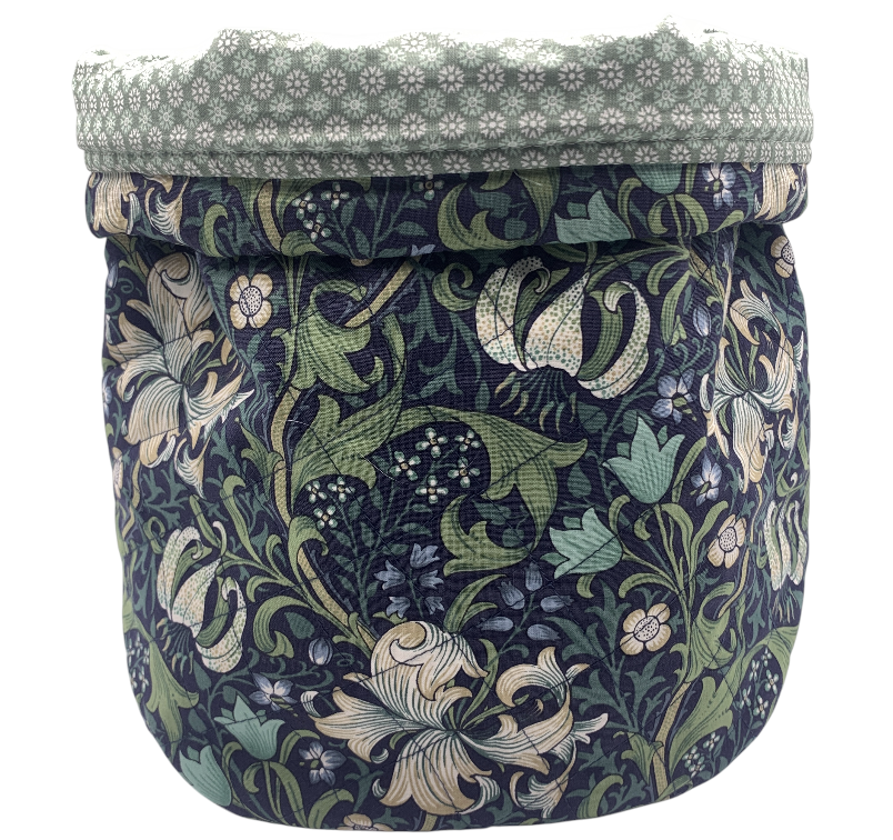 Lavendel Projekttaske - William Morris Golden Lily/ Navy