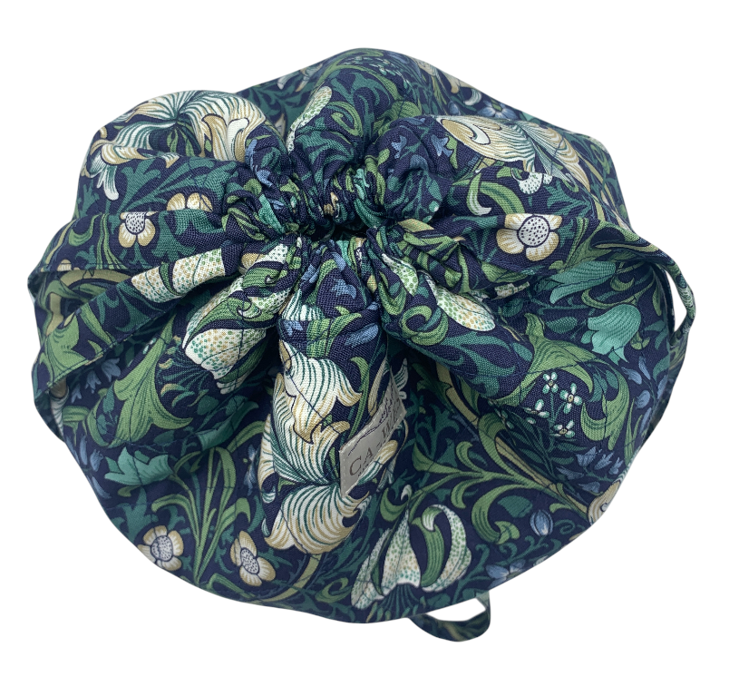 Lavendel Projekttaske - William Morris Golden Lily/ Navy