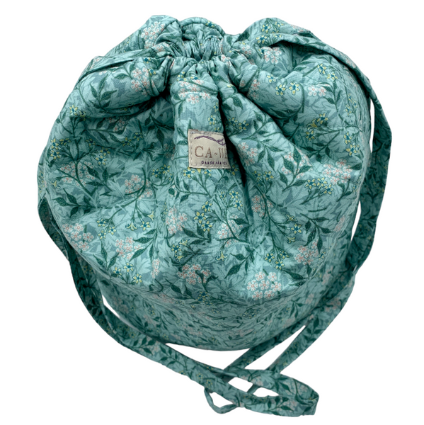 Projekttaske i William Morris Jasmin Blossom/Aqua