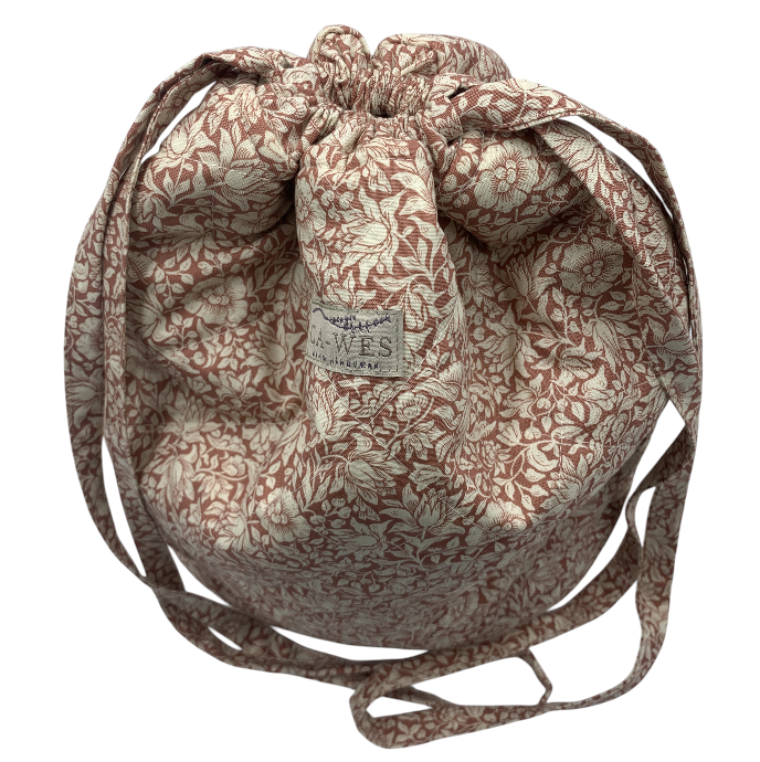 Lavendel Projekttaske - William Morris Mallow/ Rose