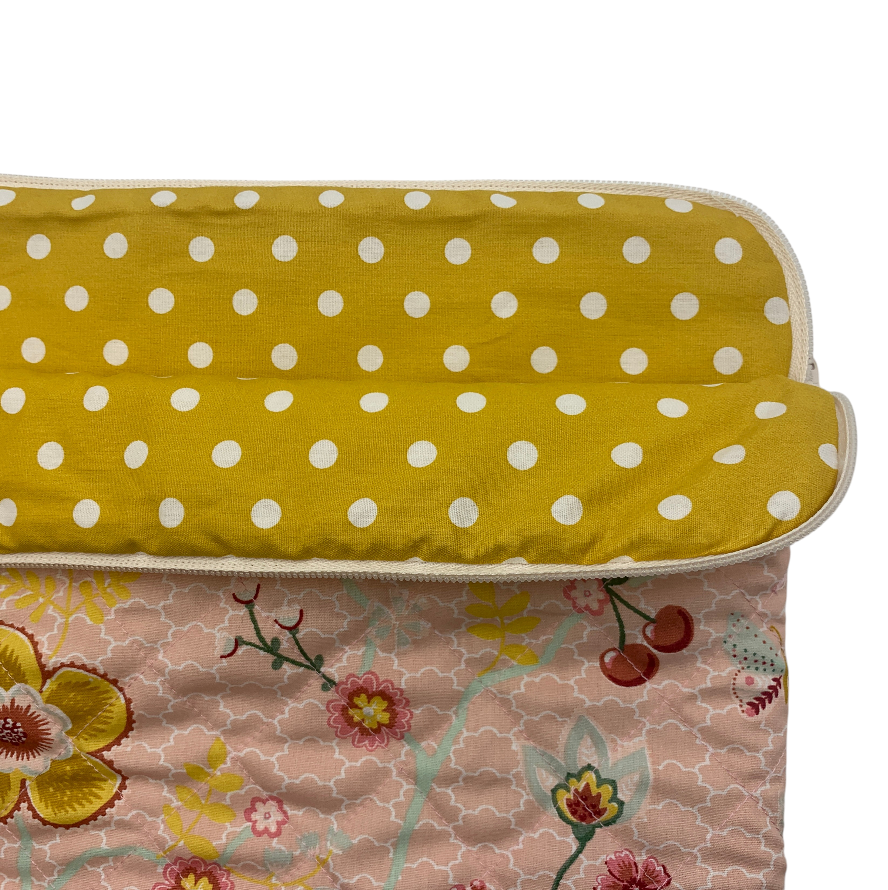 Rose Computer Sleeve - Cotten Rose/ Pink