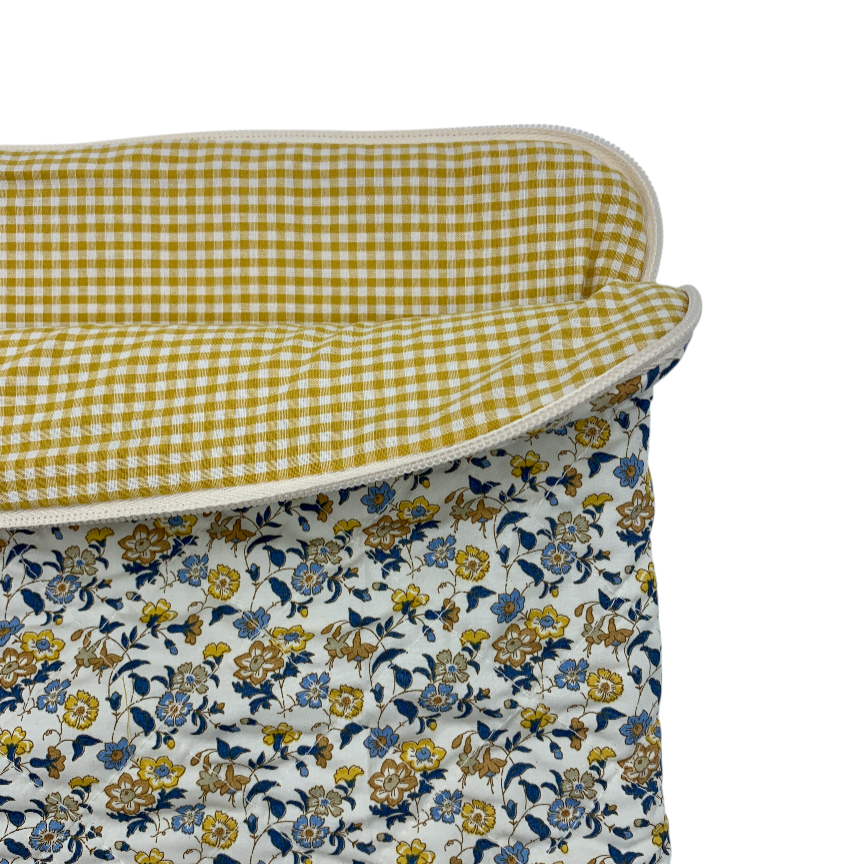 Rose Computer Sleeve - Liberty Aisha/ Yellow Blue