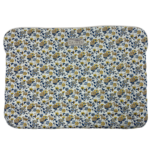 Rose Computer Sleeve - Liberty Aisha/ Yellow Blue