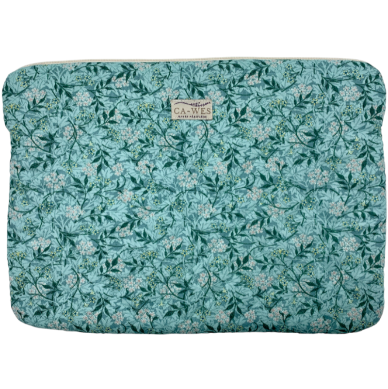Rose sleeve i William Morris Jasmin Blossom/ Aqua Front