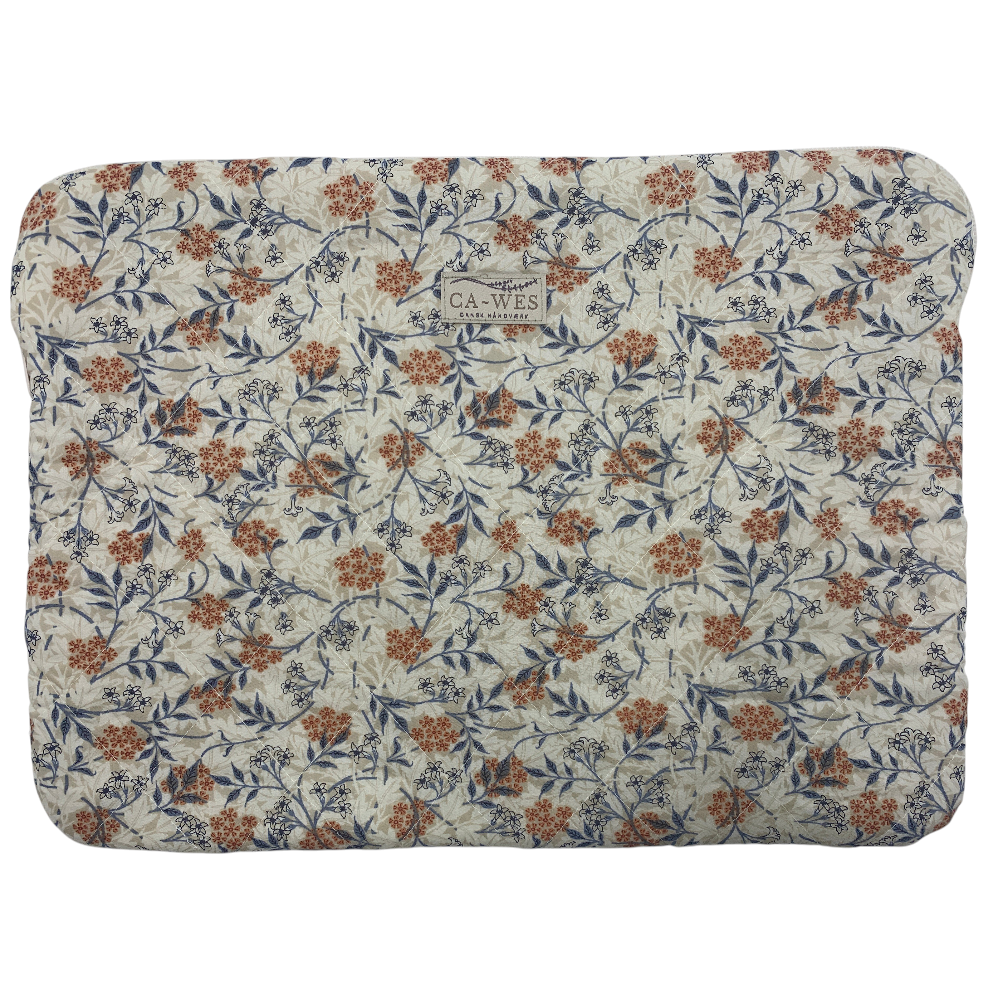 Rose Computer Sleeve - William Morris Jasmine Biscuit/ Sand