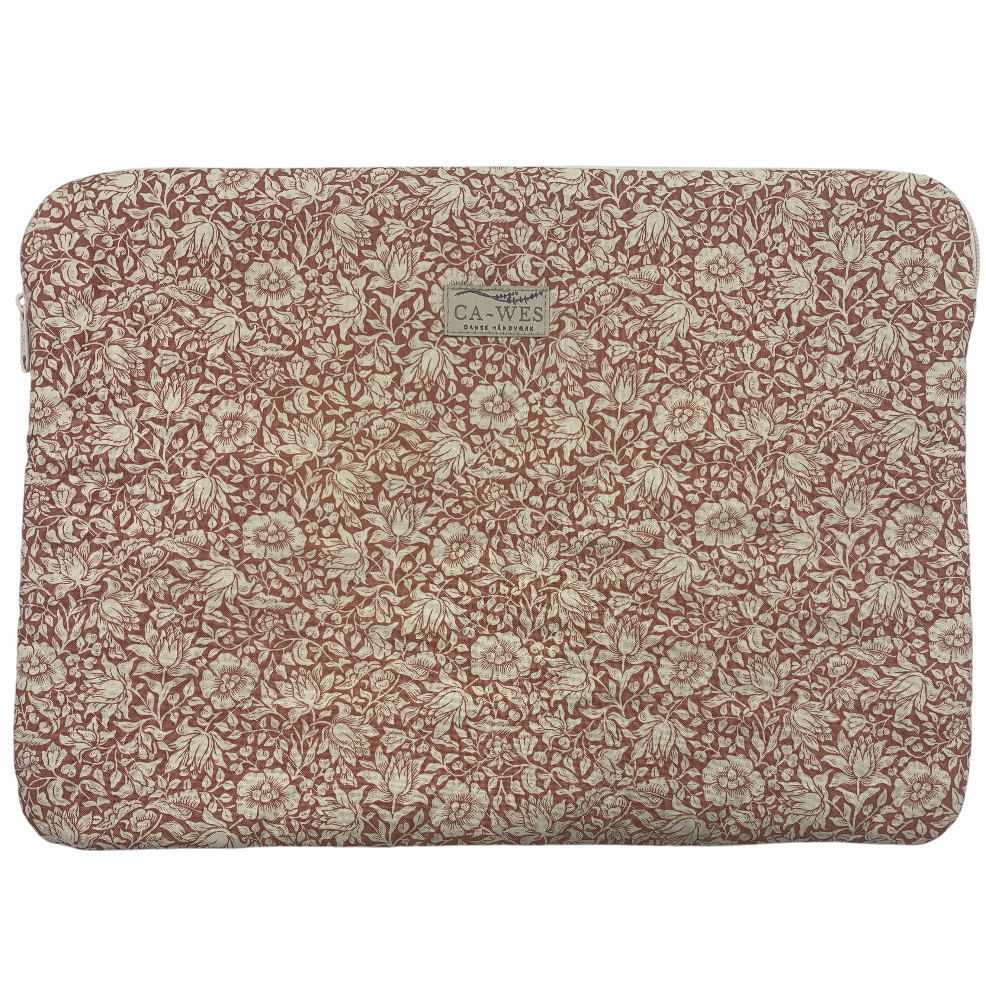 Rose Computer Sleeve - William Morris Mallow/ Rose