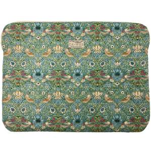 Rose Sleeve i William Morris Strawberry Thief Mini/ Aqua Front