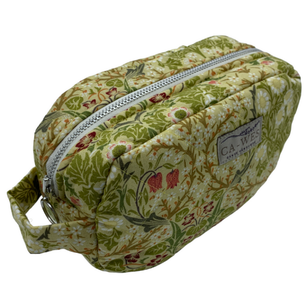 Flora Makeup taske - William Morris Blackthorn/ Gold
