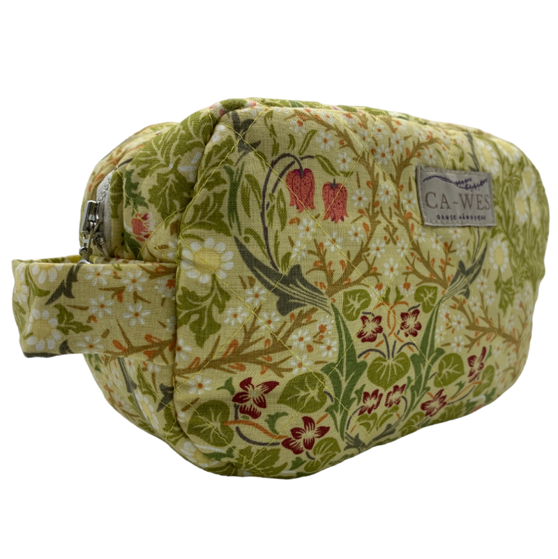 Flora makeup taske - Blackthorn / gold 