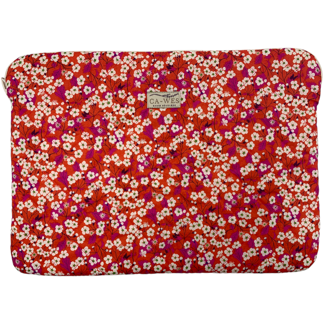 Rose Computer Sleeve - Liberty Mitsi/ Red