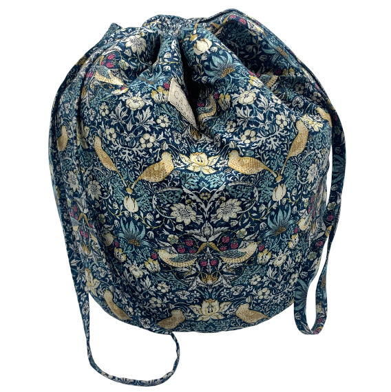 Projekttaske  Bellis - William Morris Strawberry Thief Mini/ Petrol